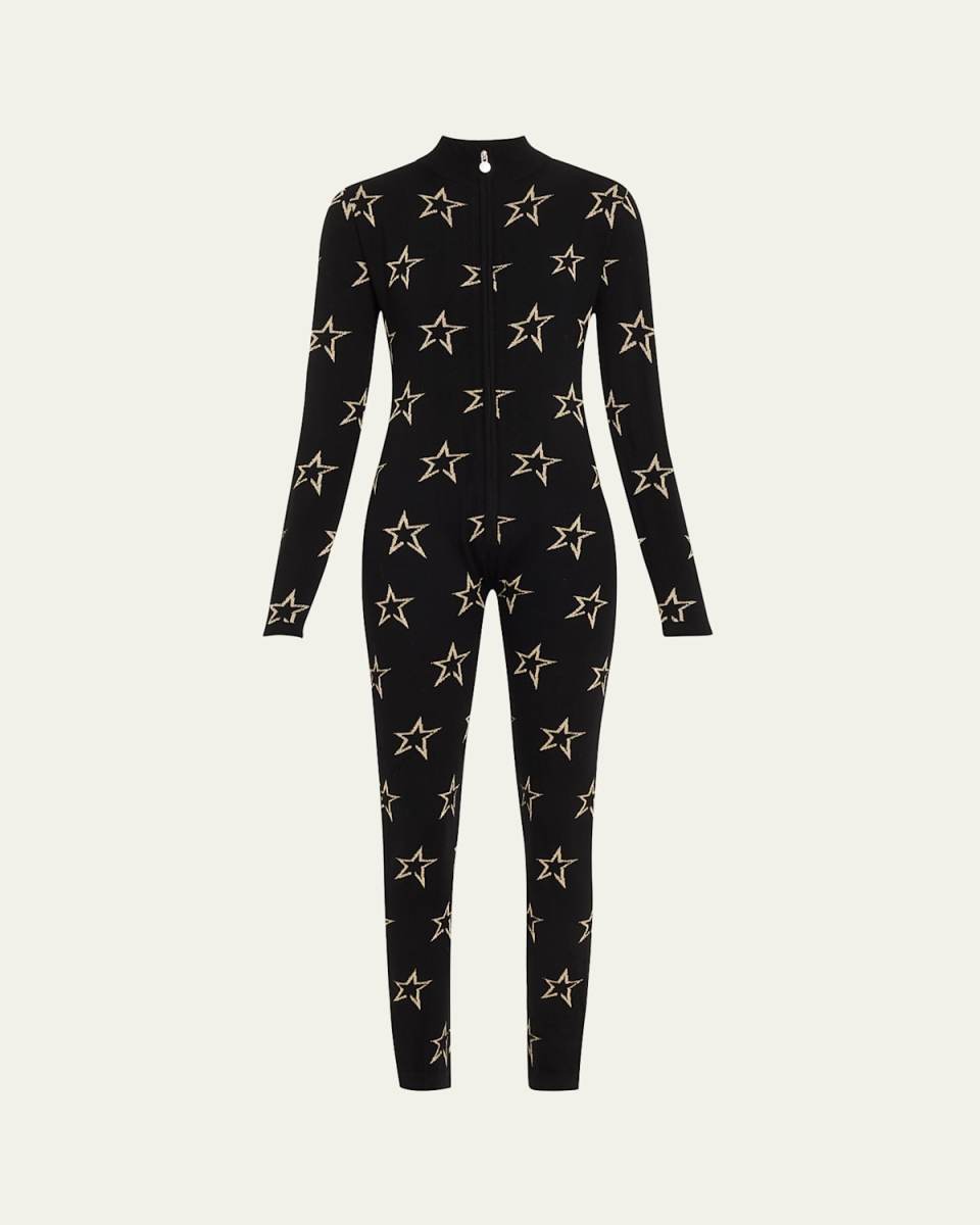 Floro Metallic Star Jumpsuit